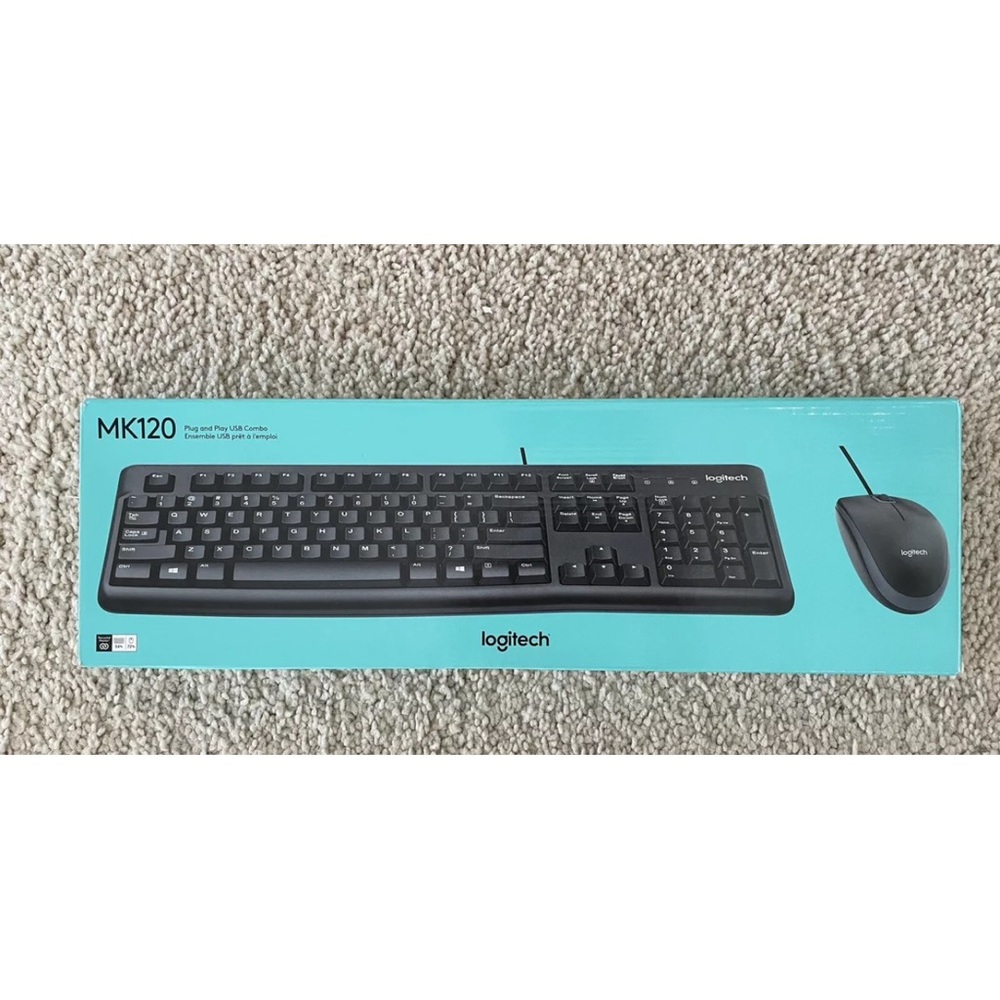 Logitech Keyboard and Mouse - New in Box MK 120